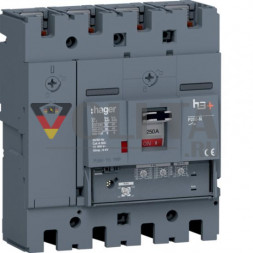 Автоматический выключатель Hager HNT251GR h3+ P250 4P4D 250A 40kA