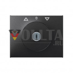 Berker 10797106 K1 Жалюзи-панель переключателя с замком крышка, ключ извлекается в нейтральном положении цвет:антрацит, тон: матовый