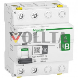 Schneider Electric A9Z64225 IID 2P 25A 300MA ТИП B-SI дифференциальный автоматический выключатель, чувствительный ко всем токам
