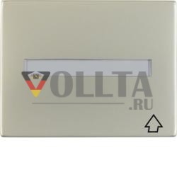 Berker 11547104 промежуточное кольцо с откидной крышкой и полем для маркировки нержавеющая сталь Berker K.5