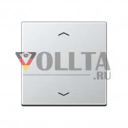Jung A5232MSAL A500 с функцией памяти крышка, цвет: алюминевый