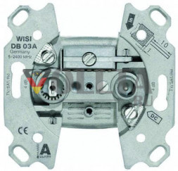 Wisi DB03A Kabel TV  Антенная розетка,5-862 MHz