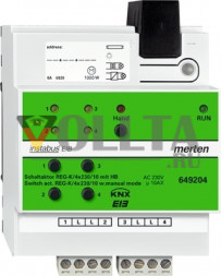 Schneider серия: Merten 649204 KNX переключатель, REG-K 4канал.