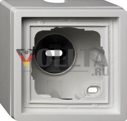 Gira 0061112 корпус для накладного монтажа однопозиционный выключатель чисто белый