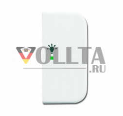 Busch-Jaeger 6231-22-214 крышка, двойная,  правая, символ свет, Reflex SI, цвет: альпийский белый