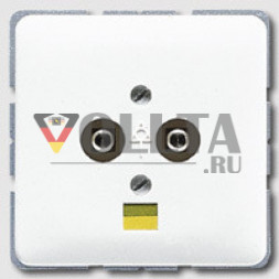 Jung CD565-2LG CD500 Розетка для выравнивания потенциалов  цвет: светло серый