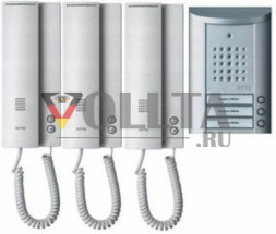 Ritto 1841320 Entravox Audio 3 Квартирный SET цвет: серебрянный анодированный