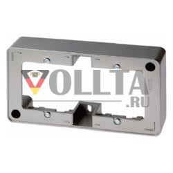 Berker 10306086 рамка для поверхностного монтажа, 2-х полосная, антрацит, включая аксессуары для поверхностного монтажа