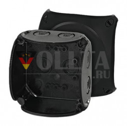 Hensel KF0200B Кабельная распределительная коробка 2,5mm без клеммы, IP67 цвет:черный,