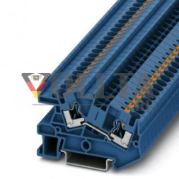 Phoenix Контакт 3213973 PTI 6 BU проходная клемма,  цвет: голубой 6 mm