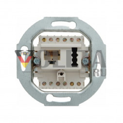 Berker 458809 UAE TAE Телефон ISDN телефонная розетка, 1A 125V цвет:полярная белизна