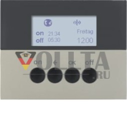 Berker 85745273 KNX радиотаймер quicklink нержавеющая сталь, окрашенный Berker K.5