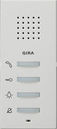 Gira 125027 System55 Квартирная станция  цвет:чисто белый, тон: матовый