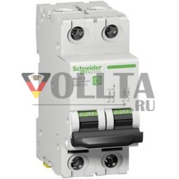 Schneider Electric M9U11213 M9 C60H-DC 2P 13A B 500V-DC миниатюрный автоматический выключатель