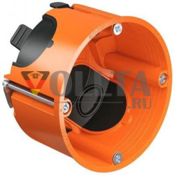 Kaiser 9263-22 Для полых стен Коробка 68mm плоский Econ, цвет: оранжевый