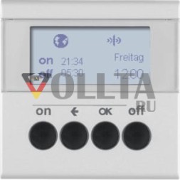 Berker 85745283 Радиотаймер KNX Quicklink алюминий, матовый Berker B.7