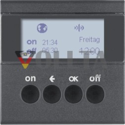 Berker 85745285 KNX радиотаймер quicklink антрацит, матовый Berker S.1/B.3/B.7