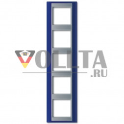 Jung AP585BLAL A plus рамка пятерная цвет: голубой