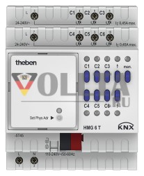 Theben 4930240 MIX2 базовый модуль HMG 6 T KNX актуатор отопления 6 каналов