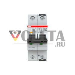 Автоматический выключатель ABB Stotz-Kontakt 2CDS381103R0634 S301P-C63NA C25kA 63A 1+NA