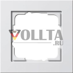 Gira 021122 Рамка 1-местная Gira E2 чисто-белый матовый