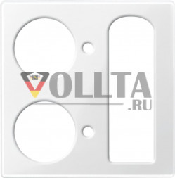Schneider серия: Merten 447919 System M Steckvorrichtung VarioLine крышка, цвет:полярная белизна, тон:глянец