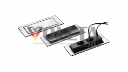 EVOLine BackFlip Standard 2x розетка с зарядным устройством USB
