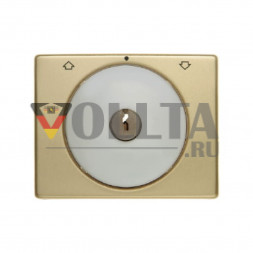 Berker 10790502 Arsys Жалюзи-панель переключателя с замком крышка, цвет:золотой