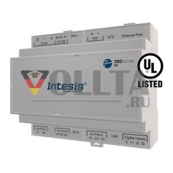 INTESIS IN770AIR00SO000 KNX климатический шлюз | Мультибрендовый, 64 IU/64 OU, 100 групп