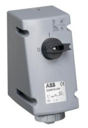 ABB Stotz-Kontakt 332MVS2W, розетка настенная переключаемая, 32 A 2h, IP67, 3P+E, 2CMA167875R1000