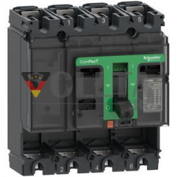 Schneider Electric C10S4 ComPacT NSX100S базовый выключатель 4P 100A 10 автоматический выключатель в литом корпусе