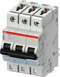 ABB Stotz-Kontakt S403M-C6, миниатюрный автоматический выключатель C, 6A, 10kA, 3P, втычной, 2CCS573001R0064