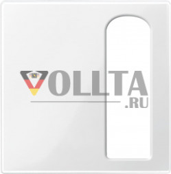 Schneider серия: Merten 447719 System M Steckvorrichtung VarioLine крышка, цвет:полярная белизна, тон:глянец