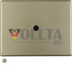 Berker 10049011 Центральная часть для кабельного вывода и соединительной коробки VDo, светло-бронзовая, лакированная Berker