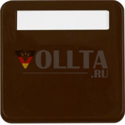 Berker 102251 промежуточное кольцо с откидной крышкой и полем для маркировки коричневое, глянцевое wg Up IP44