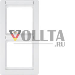 Berker 10126019 рамка с полем для этикетки полярно-белая, включая Berker Q.1