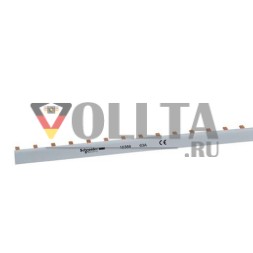 Schneider Electric 10400 3-полюсная 11-модульная 63A фазная шина