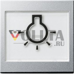 Gira 021626 клавишный выключатель сенсорный BSF символьная система освещения 55 цвет алюминий