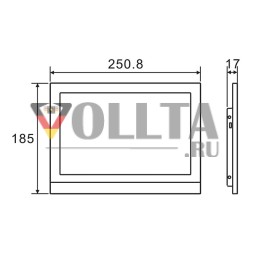 Busch-Jaeger 2TMA130050B0058 H8237-4B-03 IP сенсорный 10 LAN/WLAN сенсорный элемент управления