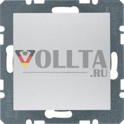 Berker 10091404 Глухая крышка с центральной частью алюминий, матовый Berker B.7