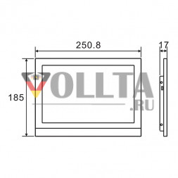 Busch-Jaeger 2TMA130050W0058 H8237-4W-03 IP сенсорный 10 LAN/WLAN сенсорный элемент управления