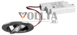Brumberg 39363153 LED Встраиваемый точечный светильник 230V 6W 3000K 640lm диммируемый никель матовый