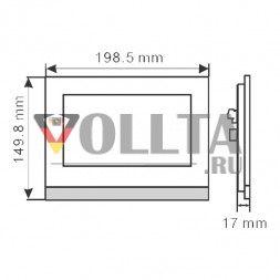 Busch-Jaeger 2TMA130050W0068 H8236-5W-03 IP сенсорный 7 LAN/LAN сенсорный элемент управления