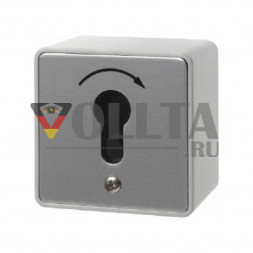 Berker 4448 Druckguss      IP44 Schlusseltaster 16А,  для накладной, для наружного монтажа цвет: алюминевый