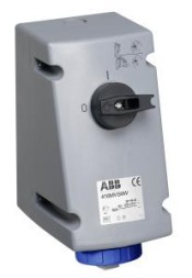 ABB Stotz-Kontakt 232MVS6W, розетка настенная переключаемая, 32 A 6h, IP67, 2P+E, 2CMA167871R1000
