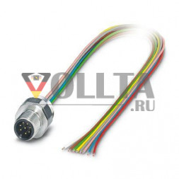 Phoenix Contact 1240039 SACC-EC-M12MS-8CON-PG 9/0,5 VAX разъем для подключения устройства на передней панели