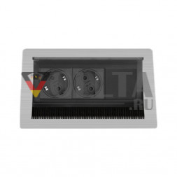 EVOline Fliptop Push S-2-1 / 2 розетки / 1 свободное пространство