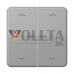 Jung CD595KO5MPGR CD500 KNX кнопка, клавиша крышка, цвет:серый
