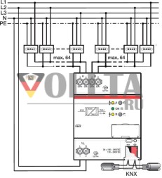 ABB Stotz-Kontakt DG/S2.64.1.1 , шлюз DALI, базовый, 2-сторонний, REG, 2CDG110199R0011
