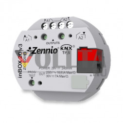 Универсальный привод ZENNIO ZIOIB20V3 с заподлицом KNX | 2-кратный